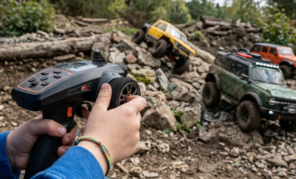 About us image for Digger Zone RC Crawlers Party & Event Hire -  Earthmoving equipment, Trail Crawler, Event hire idea, RC construction playground,  Excavators, Indoor RC Construction Playground, remote control crawlers, axial rc car event hire, remote control diggers, Digger toys, digger themed party hire, rc action